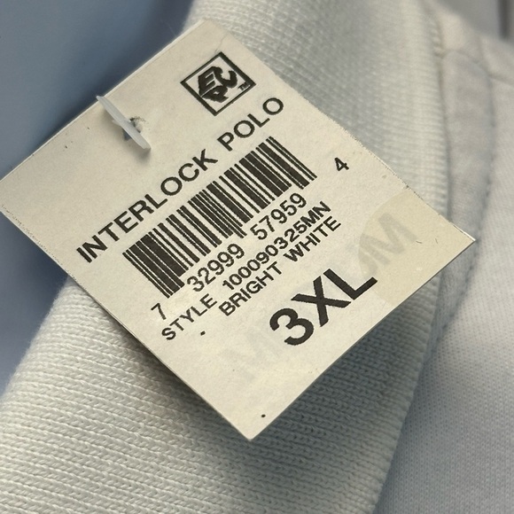 Club Room Short Sleeve Polo Shirt - Bright White - size 3XL - Picture 7 of 7